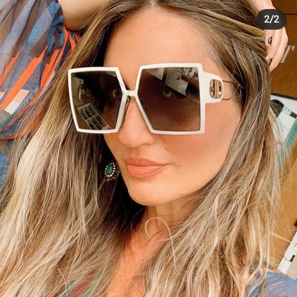 SOLD Authentic Dior 30 Montaigne Ivory Sunglasses - Picture 6 of 6